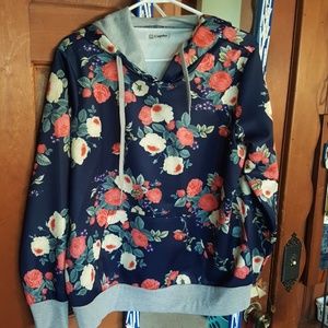 Cute floral hoodie